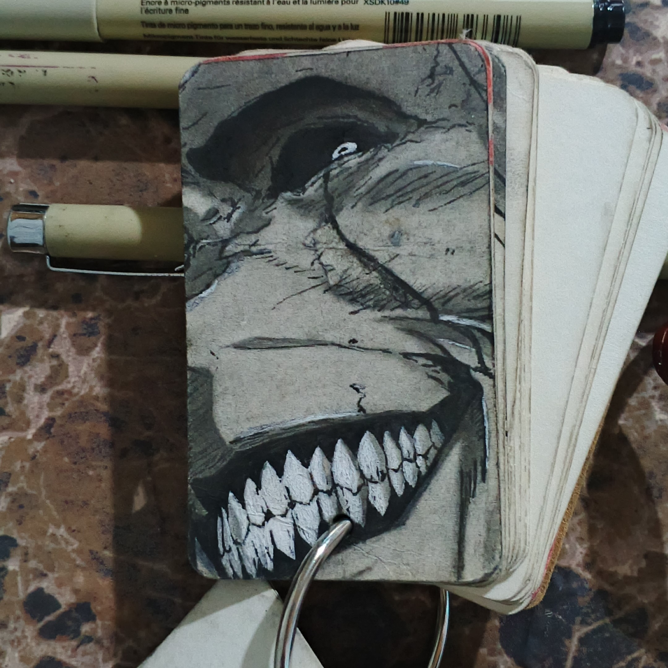Traditional pencil sketch by Jeff Mathew Garcia, 2023