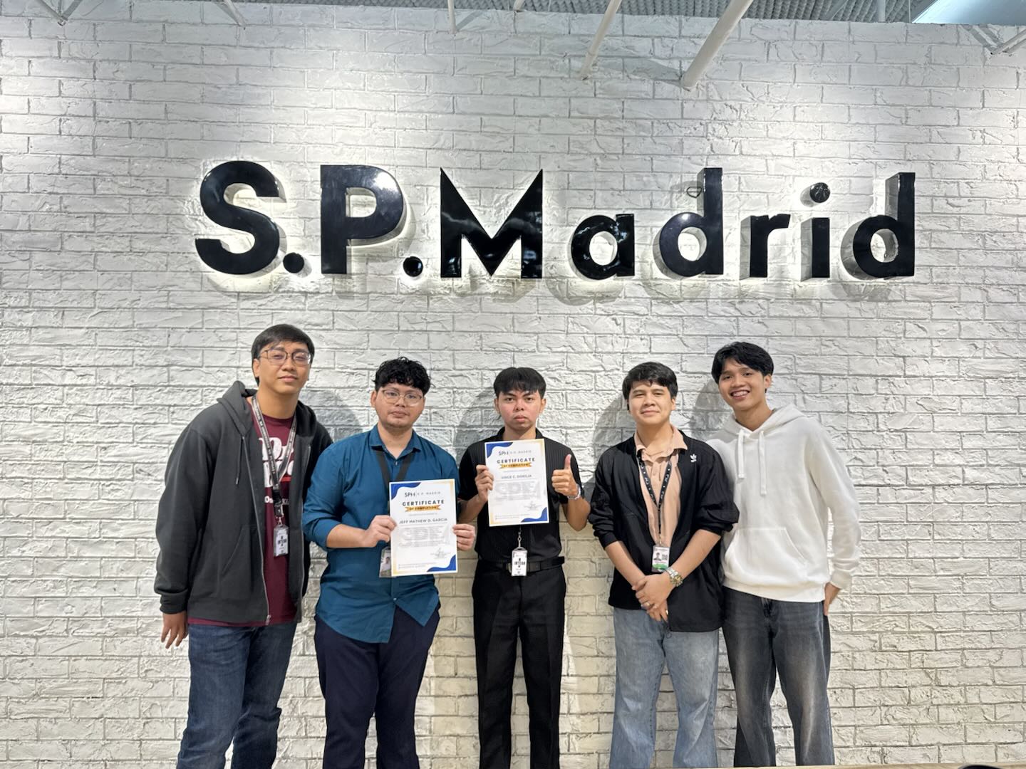 OJT Group Photo at SP Madrid