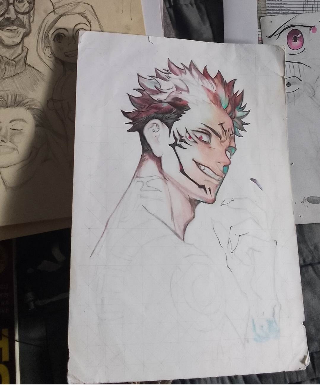 Sukuna - Commissioned traditional art by Jeff Mathew Garcia